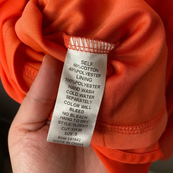 She + Sky Coral Skater Dress - Picture 9 of 9